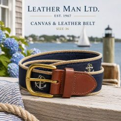 Heritage Canvas & Leather Belt