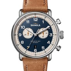 Signature Leather Chronograph Watch