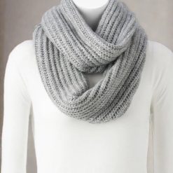 Textured Infinity Wrap Scarf