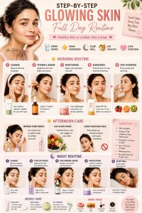 How to Build a Daily Cosmetics Routine for Glowing Skin