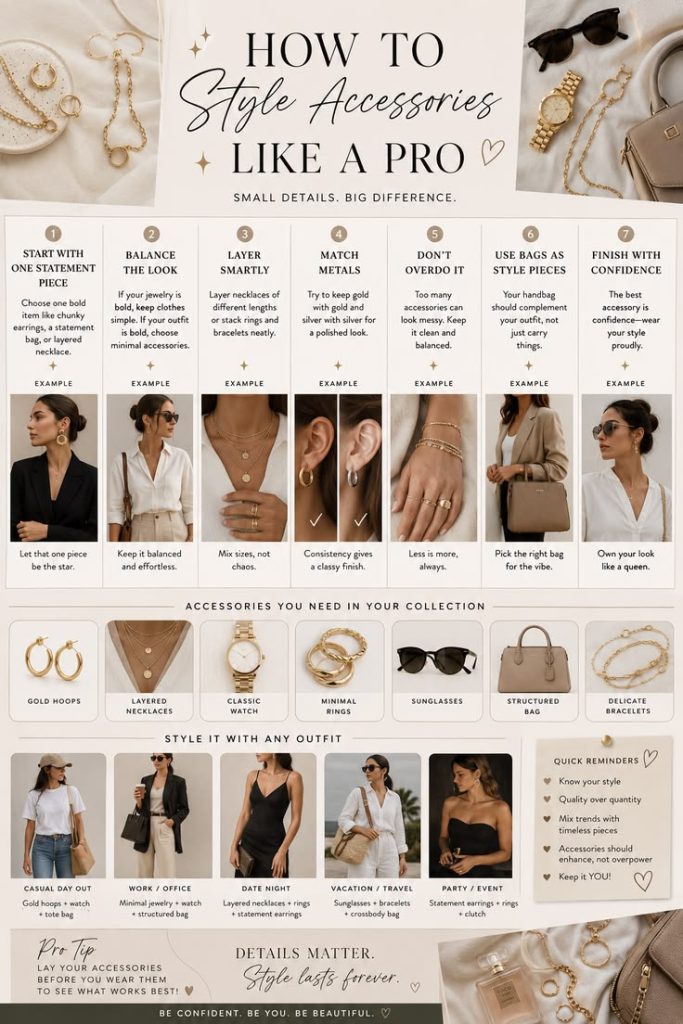 How to Match Accessories with Different Fashion Styles