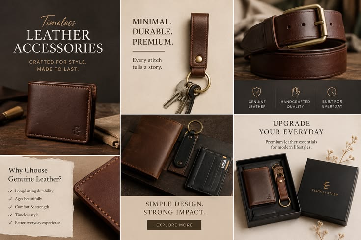 Leather Accessories: Combining Elegance with Durability