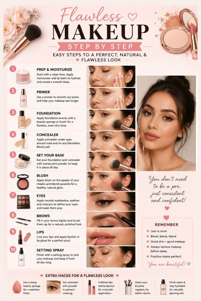 How to Achieve a Flawless Makeup Look for Every Occasion