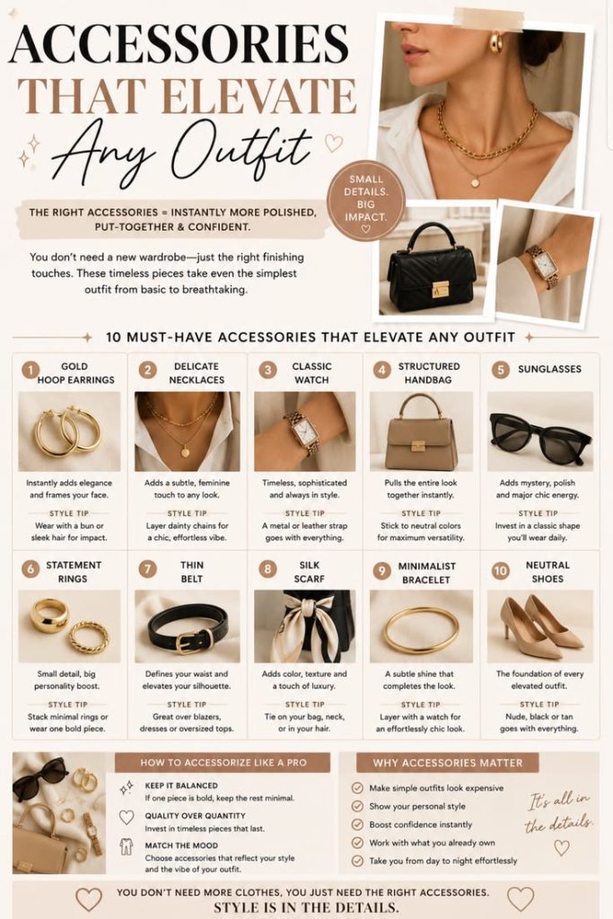 Essential Fashion Accessories That Elevate Any Outfit
